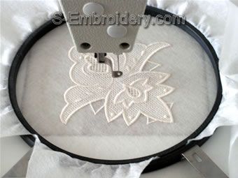 Stitch out the freestanding lace designs