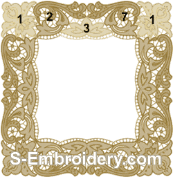 Square FSL Doily