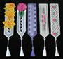 Free standing lace bookmarks