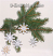 Freestanding lace Snowflake Crhristmas Tree ornaments
