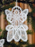Angel Battenberg Lace Christmas tree ornament embroidery design