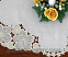 Floral freestanding lace doily