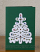 Christmas tree Battenberg lace ornament