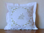 Pillow case with Easter bunny cutwork lace embroidery