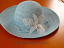 Lady's hat with orchid freestanding lace decoration