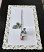 Floral freestanding lace table runner