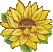 Cross stitch sunflower embroidery design - sku10067