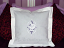 Pillow case with rose cutwork decoration