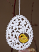 Easter egg freestanding lace ornament