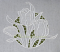 Tulips cutwork lace machine embroidery #1