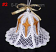 Freestanding Lace 3D Christmas bell #2