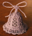 3D freestanding lace bell - 10247