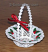 Freestanding lace mini basket #2