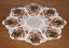 Freestanding lace ginger boy doily