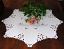 Floral Freestanding Lace Doily