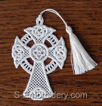 Easter Freestanding Lace Cross Bookmark