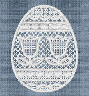 10086 Easter egg embroidery set