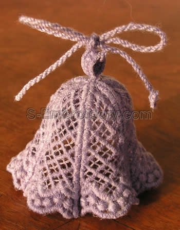 10253 3D Free standing lace Bell No7