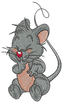 10144 Mouse machine embroidery