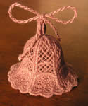 10248 3D free standing lace bell No3
