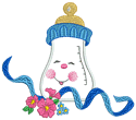 10277 Baby bottle machine embroidery