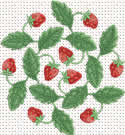 10351 Strawberry machine embroidery No7