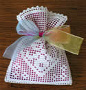 10365 Crochet lavender sachet embroidery set