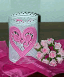10401A Free standing lace Valentine shade (single design)
