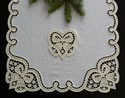 10595 Christmas table runner lace embroidery set 
