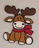 10667 Reindeer FSLace Christmas ornament