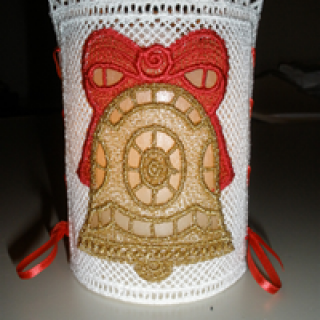 Free standing lace Light shade from S-Embroidery.com