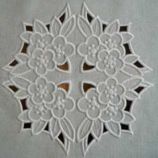 Richelieu machine embroidery project
