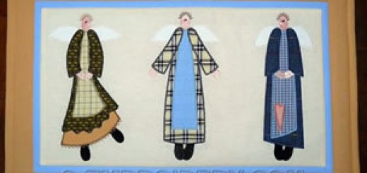 Country angels applique
