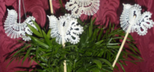 Battenberg lace doves