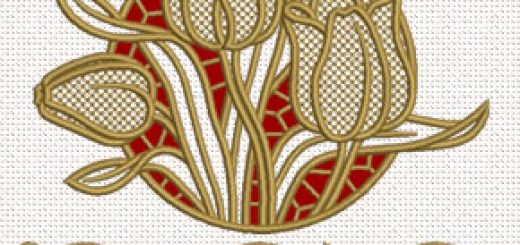 Cutwok machine embroidery set